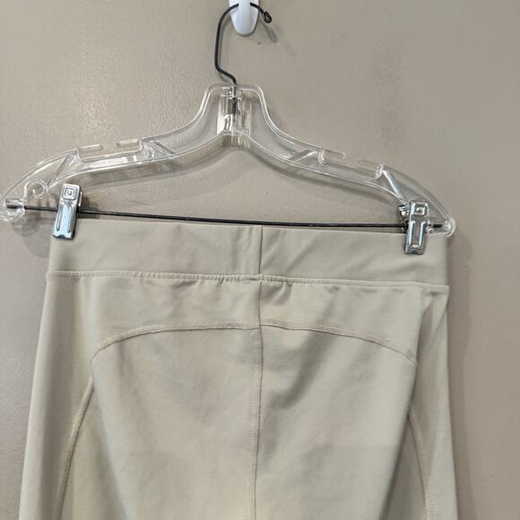 Kerrits Equestrian Breeches Pants Leggings Women Large Beige Knee Patch Stretch - Picture 5 of 11